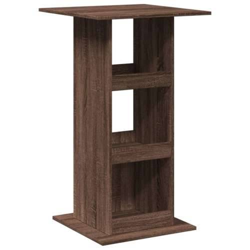 Barski stol s prostorom smeđa boja hrasta 60x60x102 cm drveni - Smeđi hrast 1 Cijena