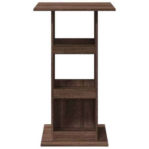 Barski stol s prostorom smeđa boja hrasta 60x60x102 cm drveni - Smeđi hrast 1 Cijena