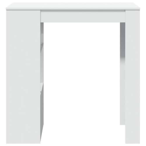 Barski stol s stalcima bijeli 102x50x103,5 cm konstruirano drvo - Bijela 1 Cijena