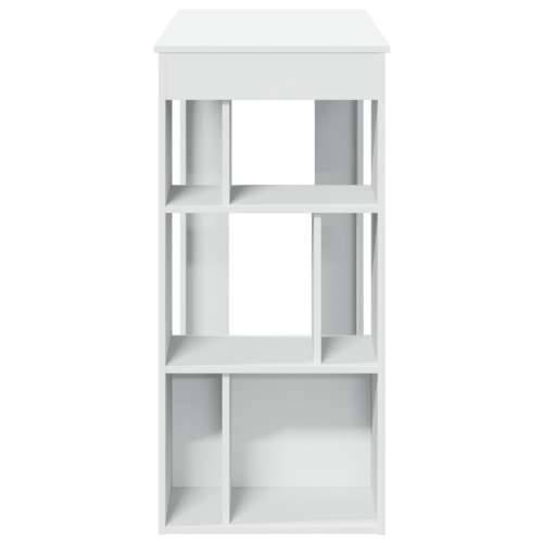 Barski stol s stalcima bijeli 102x50x103,5 cm konstruirano drvo - Bijela 1 Cijena