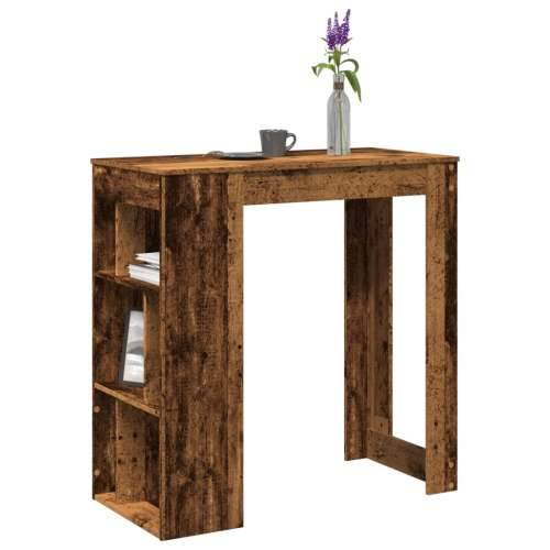 Barski stol s stalcima boja staro drvo 102x50x103,5 cm drveni - Staro drvo 1 Cijena