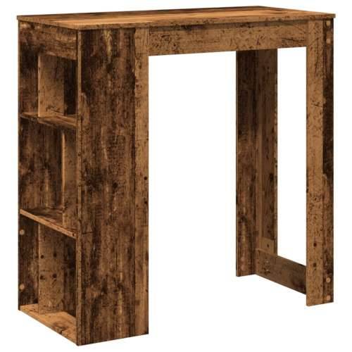 Barski stol s stalcima boja staro drvo 102x50x103,5 cm drveni - Staro drvo 1 Cijena