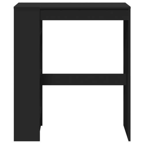 Barski stol s držačima crni 90x40x103,5 cm konstruirano drvo Crna 1 Cijena