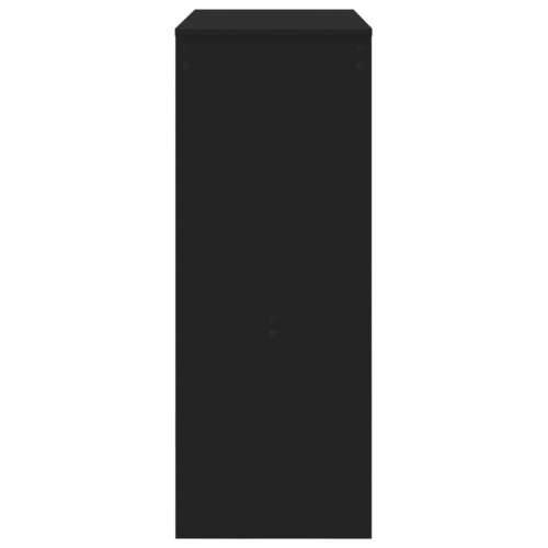 Barski stol s držačima crni 90x40x103,5 cm konstruirano drvo Crna 1 Cijena