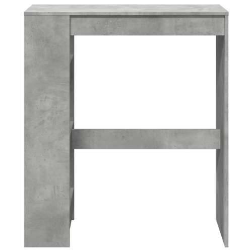 Barski stol s držačima boja betona 90x40x103,5 cm drveni - Beton siva 1 Cijena