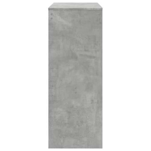 Barski stol s držačima boja betona 90x40x103,5 cm drveni - Beton siva 1 Cijena