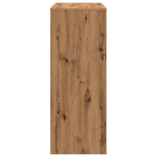 Barski stol s držačima boja hrasta 90x40x103,5 cm drveni - hrast artisan 1 Cijena