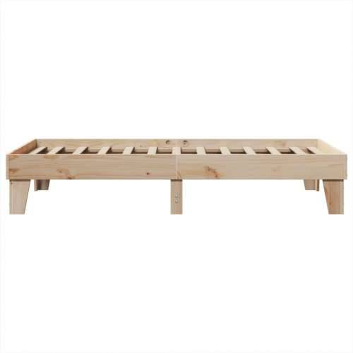 Okvir kreveta bez madraca 90 x 200 cm od masivne borovine - Prirodna 90 x 200 cm Cijena