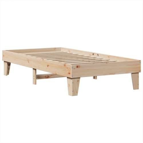 Okvir kreveta bez madraca 90 x 200 cm od masivne borovine - Prirodna 90 x 200 cm Cijena