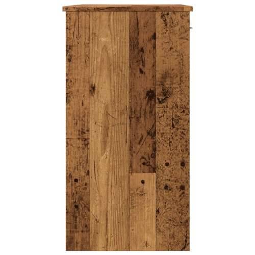 Radni stol boja starog drva 80 x 40 x 75 cm konstruirano drvo - Staro drvo Cijena