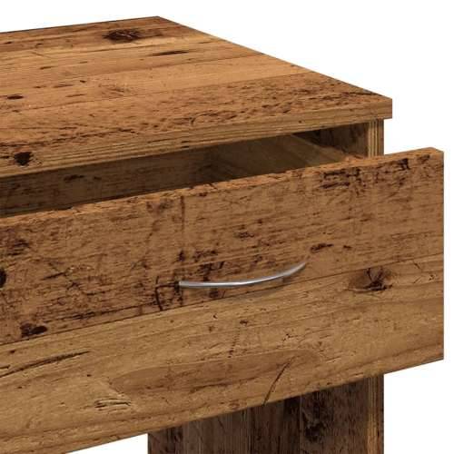 Radni stol boja starog drva 80 x 40 x 75 cm konstruirano drvo - Staro drvo Cijena