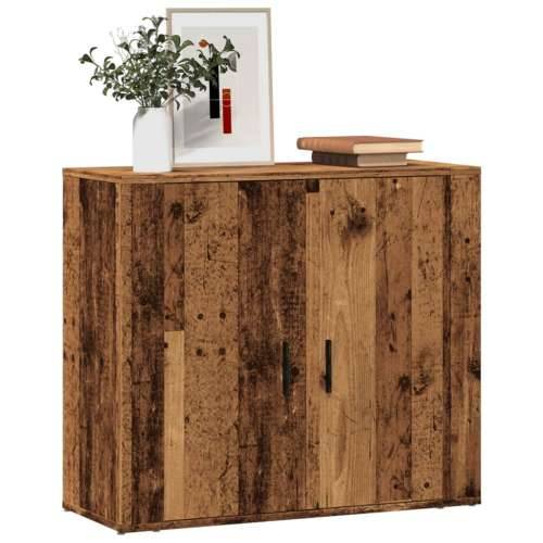 Komoda boja starog drva 80 x 33 x 70 cm od konstruiranog drva - Staro drvo 1 Cijena
