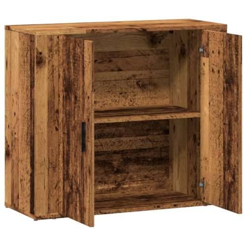 Komoda boja starog drva 80 x 33 x 70 cm od konstruiranog drva - Staro drvo 1 Cijena