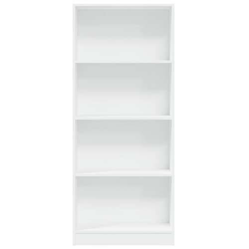 Regal za knjige bijeli 60x24x143 cm konstruirano drvo - Bijela 1 143 cm 60 cm Cijena