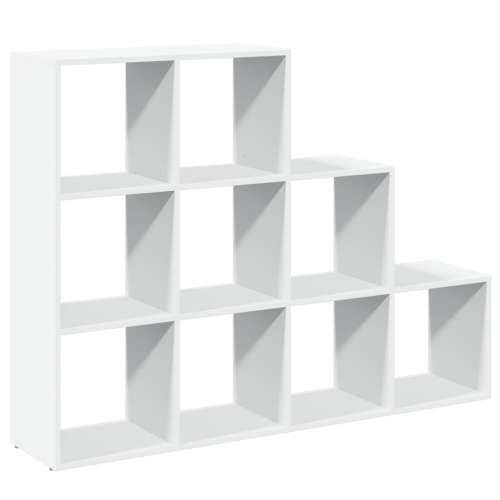 Pregrada/regal za knjige 3razina bijeli 137,5x29x103,5cm drveni - Bijela 1 103.5 cm 137.5 cm Cijena