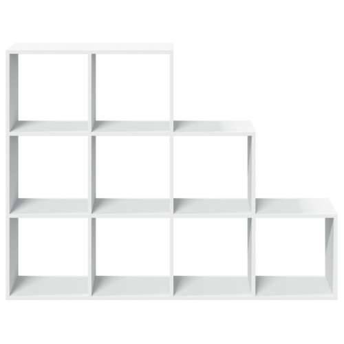 Pregrada/regal za knjige 3razina bijeli 137,5x29x103,5cm drveni - Bijela 1 103.5 cm 137.5 cm Cijena