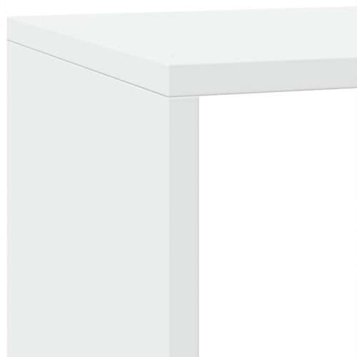 Pregrada/regal za knjige 3razina bijeli 137,5x29x103,5cm drveni - Bijela 1 103.5 cm 137.5 cm Cijena