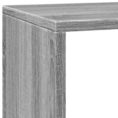 Pregrada/regal za knjige 3razina sonoma 137,5x29x103,5cm drveni - Sivi hrast sonoma 1 103.5 cm 137.5 cm Cijena