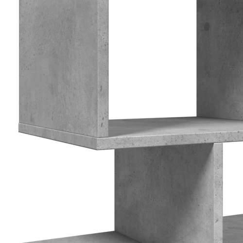 Paravan - Sobna pregrada / regal za knjige sivi 92x29x112 cm drveni - Beton siva 1 112 cm Cijena