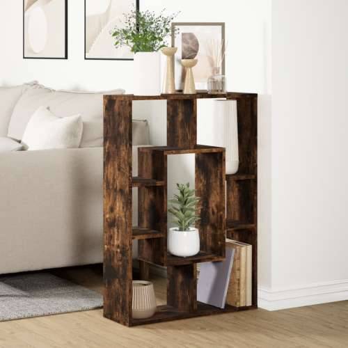 Regal za knjige boja hrasta 63x20x90 cm konstruirano drvo - Dimljeni hrast 1 Cijena