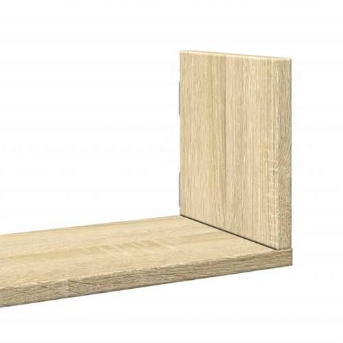 Zidne police 3 kom boja hrasta 80x18x18 cm konstruirano drvo - sonoma hrast 80 x 18 x 18 cm 1 Cijena