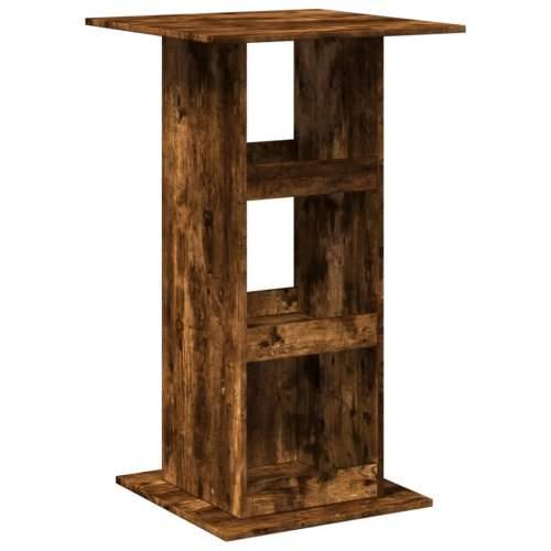 Barski stol s prostorom boja hrasta 60x60x102 cm drveni - Dimljeni hrast 1 Cijena
