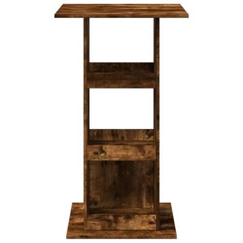 Barski stol s prostorom boja hrasta 60x60x102 cm drveni - Dimljeni hrast 1 Cijena