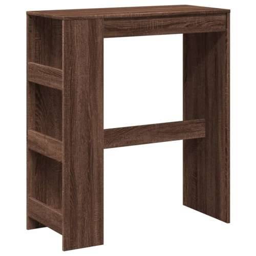 Barski stol s držačima boja hrasta 90x40x103,5 cm drveni - Smeđi hrast 1 Cijena