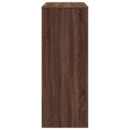 Barski stol s držačima boja hrasta 90x40x103,5 cm drveni - Smeđi hrast 1 Cijena