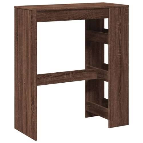 Barski stol s držačima boja hrasta 90x40x103,5 cm drveni - Smeđi hrast 1 Cijena
