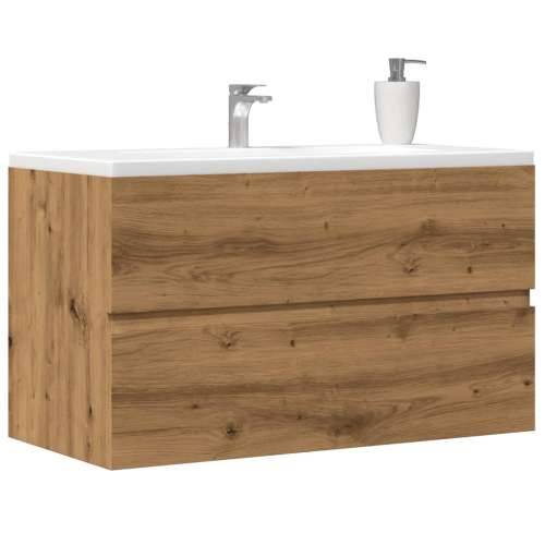 Kupaonski viseći ormarić boja hrasta 80 x 38,5 x 45 cm drveni - artisian oak 80 x 38.5 x 45 cm 1 Cijena