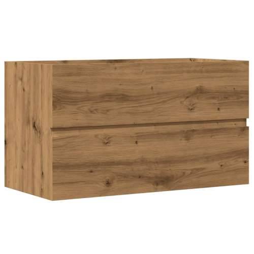 Kupaonski viseći ormarić boja hrasta 80 x 38,5 x 45 cm drveni - artisian oak 80 x 38.5 x 45 cm 1 Cijena