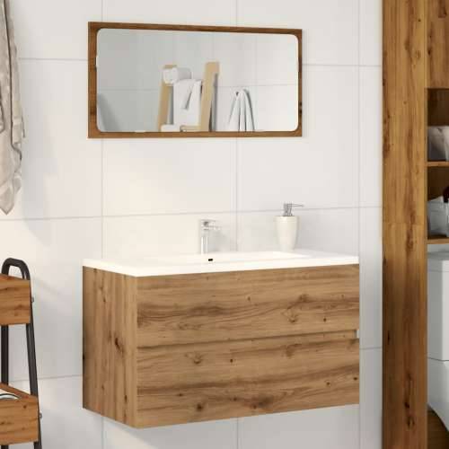 Kupaonski viseći ormarić boja hrasta 80 x 38,5 x 45 cm drveni - artisian oak 80 x 38.5 x 45 cm 1 Cijena