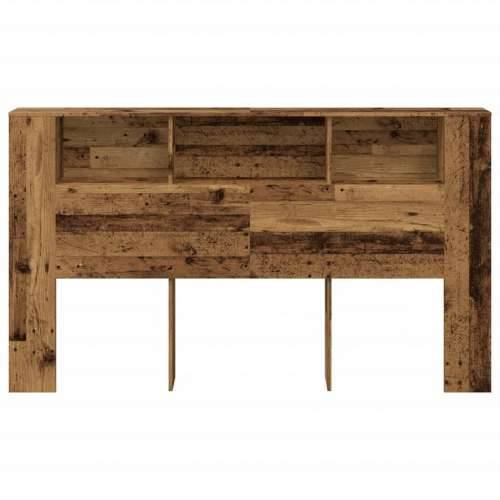Uzglavlje s ormarićem boja taro drvo 180x18,5x102,5 cm drveni - Staro drvo 1 Cijena