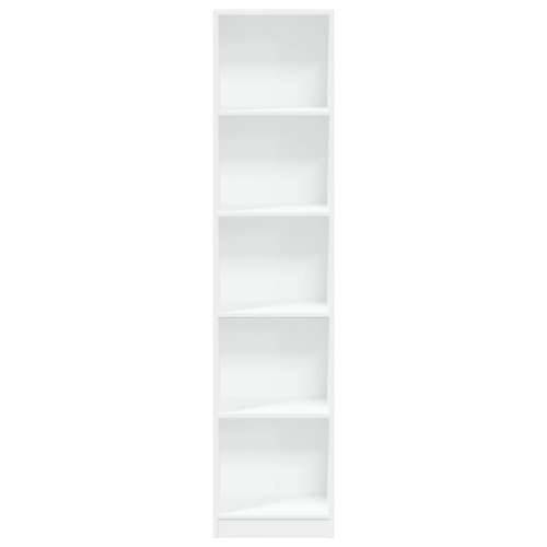 Regal za knjige bijeli 40x24x176 cm konstruirano drvo - Bijela 1 176 cm 40 cm Cijena