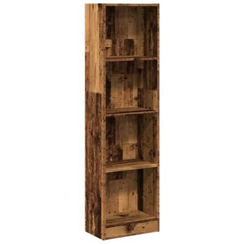 Regal za knjige boja starog drva 40x24x176 cm drveni - Staro drvo 1 176 cm 40 cm Cijena