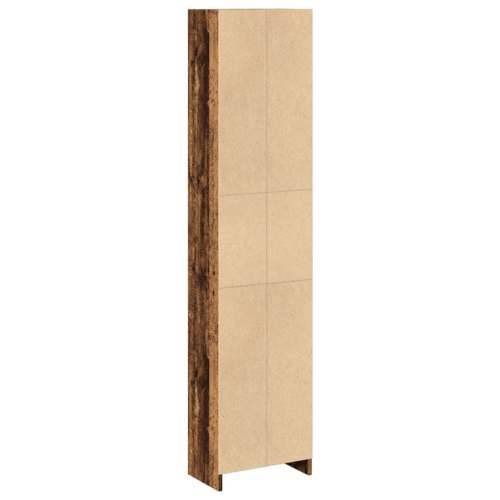 Regal za knjige boja starog drva 40x24x176 cm drveni - Staro drvo 1 176 cm 40 cm Cijena