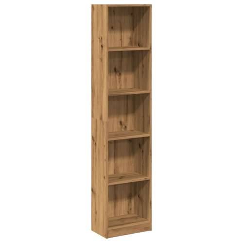 Regal za knjige boja hrasta 40x24x176 cm konstruirano drvo - Boja hrasta 1 176 cm 40 cm Cijena