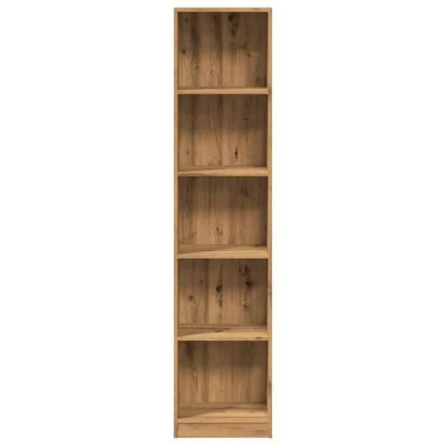Regal za knjige boja hrasta 40x24x176 cm konstruirano drvo - Boja hrasta 1 176 cm 40 cm Cijena