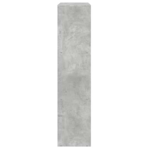 Pregrada/regal za knjige 3 razine sivi 137,5x29x103,5 cm drveni - Beton siva 1 103.5 cm 137.5 cm Cijena