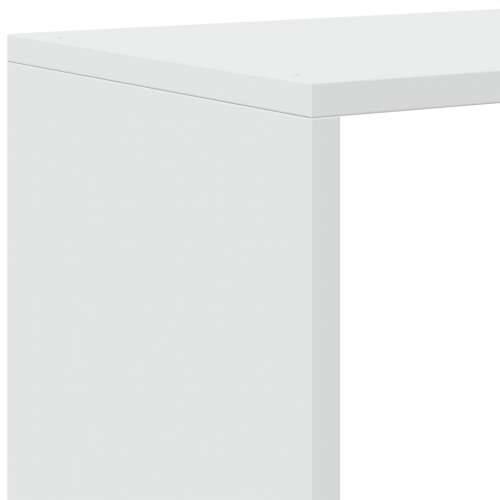 Pregrada / regal za knjige 3 razina bijeli 123x29x123 cm drveni - Bijela 1 123 cm Cijena