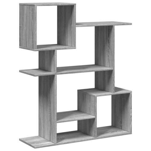Pregrada / regal za knjige boja hrasta 92x29x112 cm drveni - Sivi hrast sonoma 1 112 cm Cijena