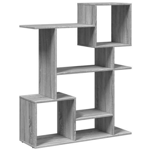 Pregrada / regal za knjige boja hrasta 92x29x112 cm drveni - Sivi hrast sonoma 1 112 cm Cijena