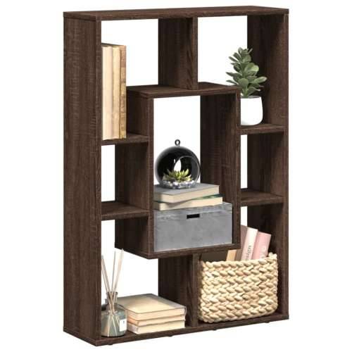 Regal za knjige boja hrasta 63x20x90 cm konstruirano drvo - Smeđi hrast 1 Cijena