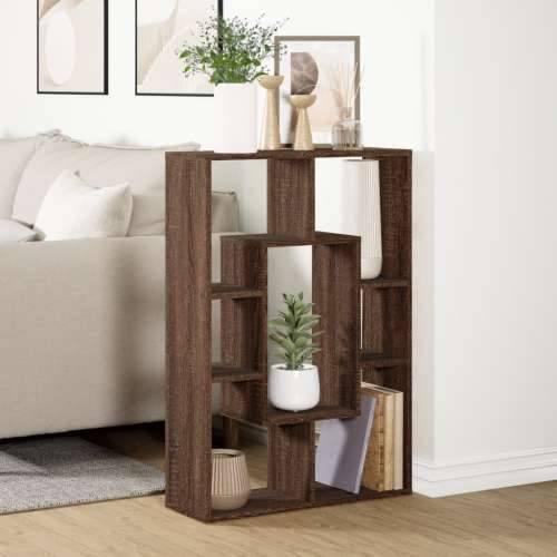 Regal za knjige boja hrasta 63x20x90 cm konstruirano drvo - Smeđi hrast 1 Cijena