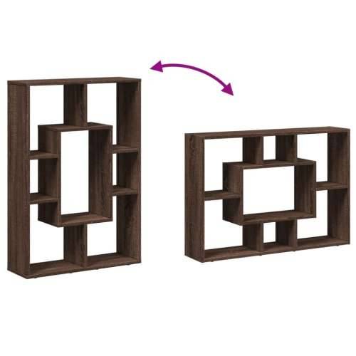 Regal za knjige boja hrasta 63x20x90 cm konstruirano drvo - Smeđi hrast 1 Cijena