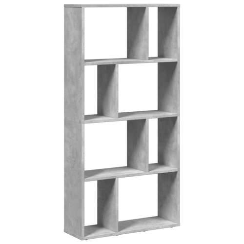 Regal za knjige boja betona 60x20x120 cm konstruirano drvo - Beton siva 1 60 cm Cijena
