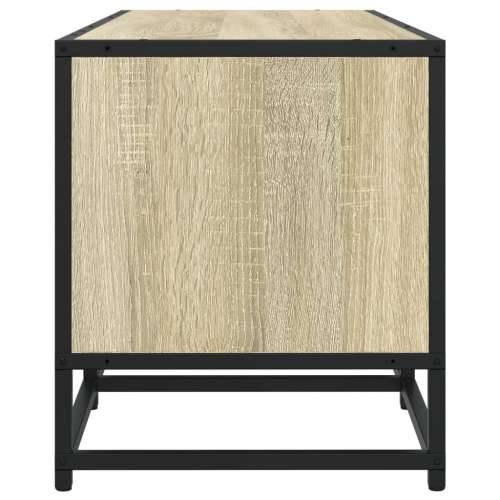 TV ormarić boja hrasta 100x35x41 cm konstruirano drvo i metal - sonoma hrast 1 100 cm Cijena
