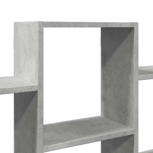 Zidna polica siva boja betona 159x18x66 cm konstruirano drvo - Beton siva 1 Cijena