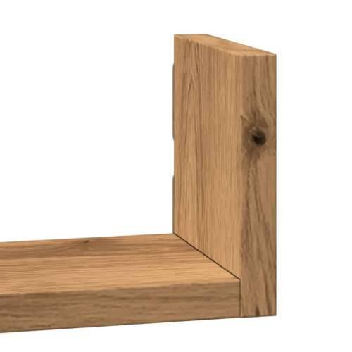 Zidne police 3 kom boja artisian hrast konstruirano drvo - Boja hrasta 40 x 10 x 10.5 cm 3 1 Cijena
